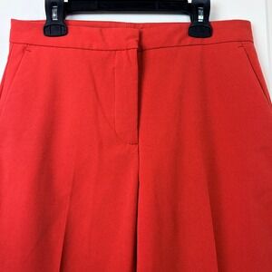 Zara High Waisted Tapered Trousers Size 4 Dusty Pink/Rose Excellent